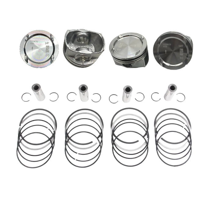 Goetze Piston & Ring Set x4 STD 8773452STD000G 55588065 – Opel Corsa Astra J 1.4 16V A14XER 101HP