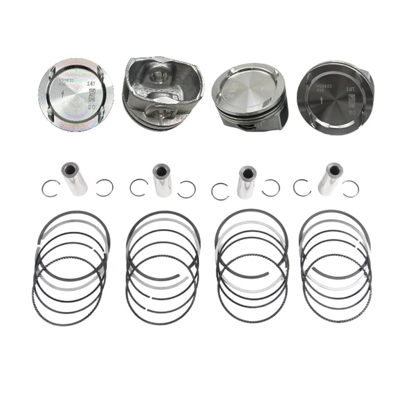 Goetze Piston & Ring Set x4 STD 8773452STD000G 55588065 – Opel Corsa Astra J 1.4 16V A14XER 101HP