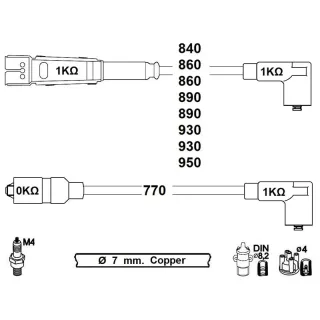 Hellux HBK.3991 Трос — OEM 300890670