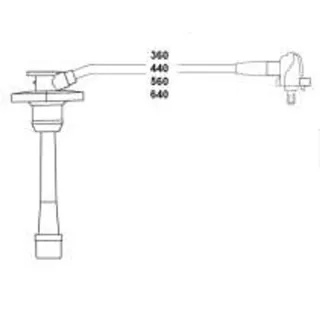Hellux HBK.3670 Ignition Cable Set