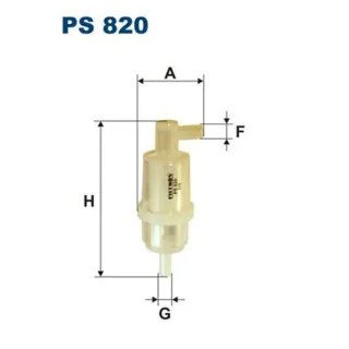Filtron PS820 فلتر وقود — OEM A0014776401
